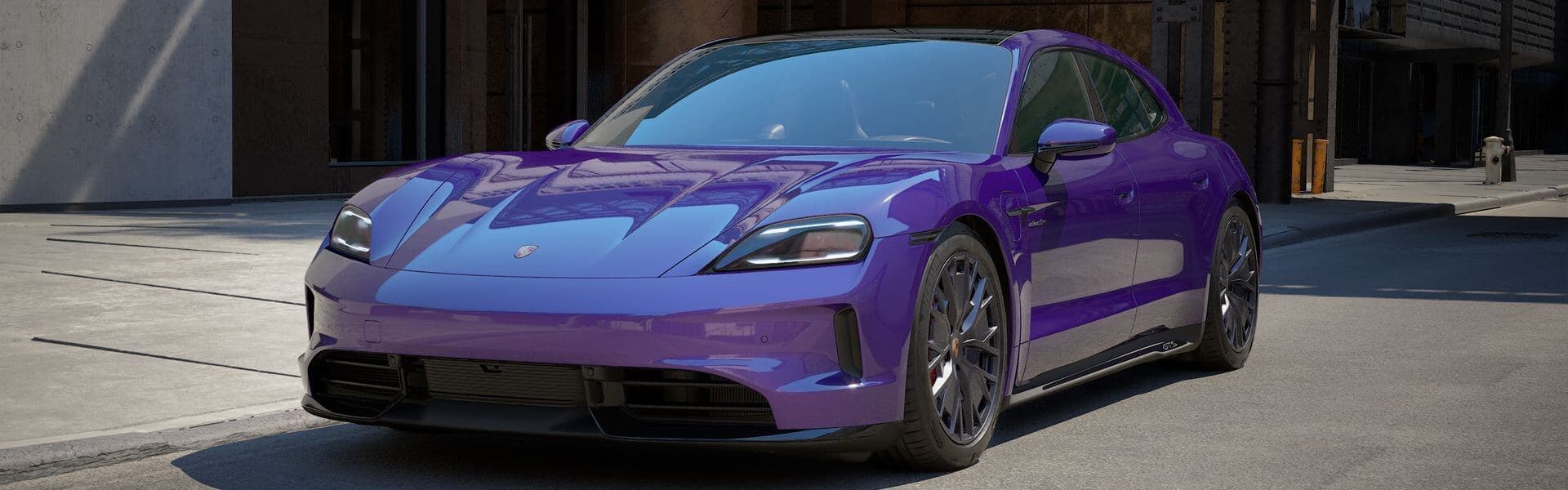 2026 Porsche Taycan GTS Sport Turismo In Purple Sky Metallic Banner